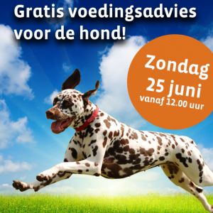 Gratis voedingsadviesdag voor de hond