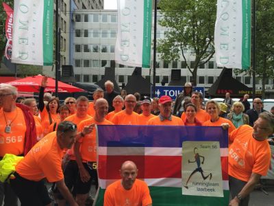 Wafels bakken door Running Team Laarbeek.